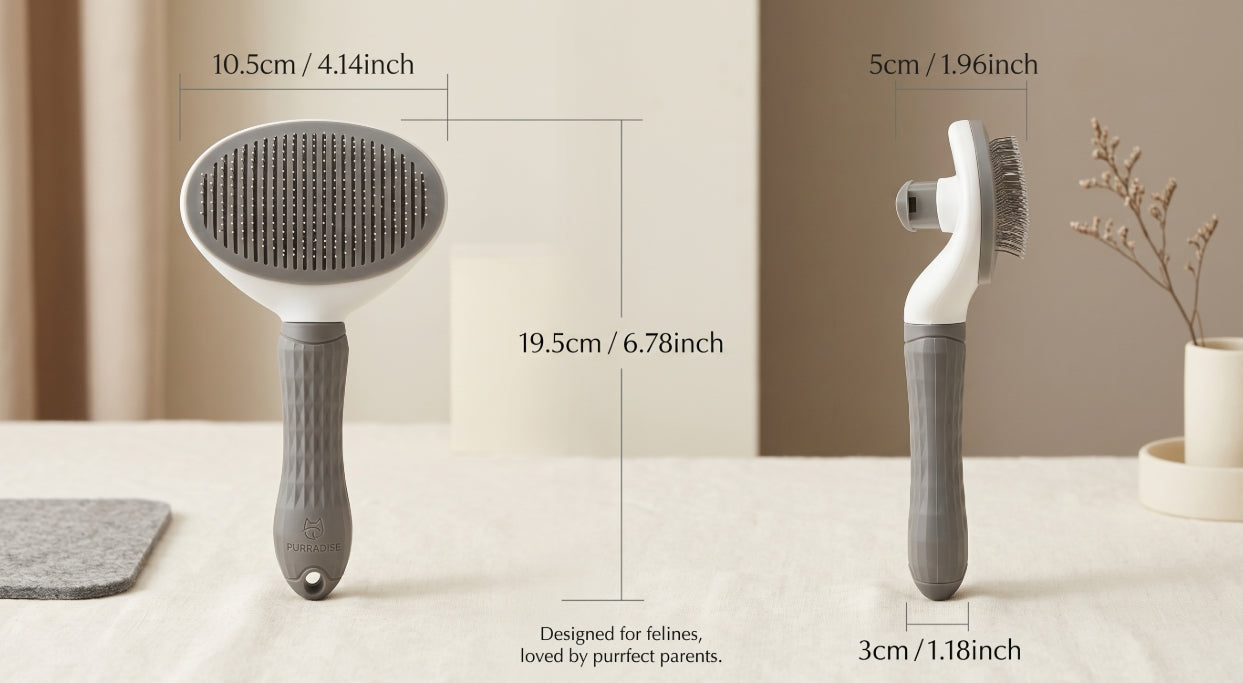Self-Cleaning Grooming Brush