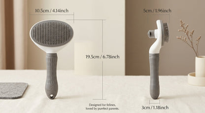Self-Cleaning Grooming Brush