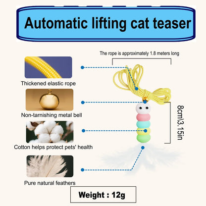 Interactive Hanging Cat Toy – Flying Feather Teaser