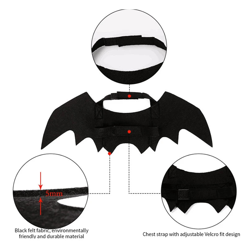 BatCat™ Halloween Wings for Cats