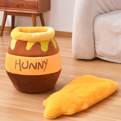 HoneyHide™ Cozy Cat Cave Bed